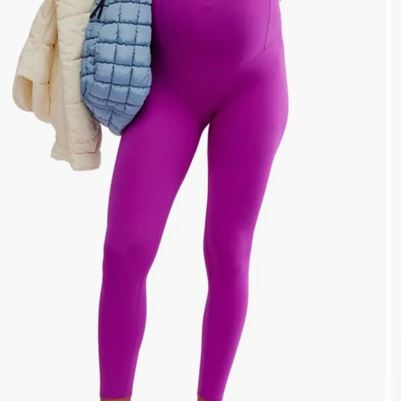 Free People Movement x Hatch Never Better Leggings Purple NWT Size Large $108 - Picture 1 of 12
